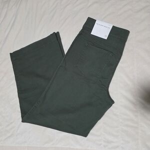 LOFT Olive Green Wide Leg Pants